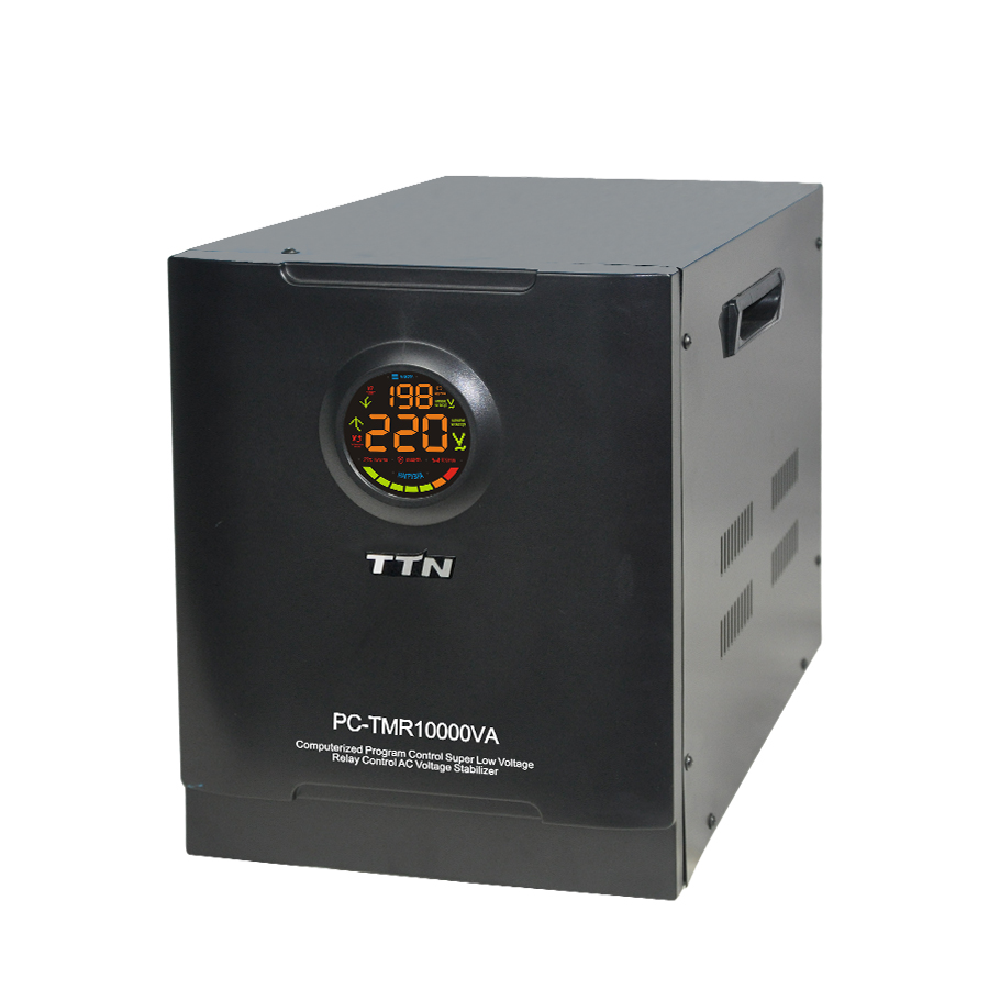 Régulateur de tension de commande de relais de prix bon marché PC-TMR500VA-15000VA 90V 10KVA