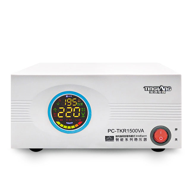 Régulateur de tension de commande de relais de réfrigérateur numérique domestique PC-TZM500VA-2KVA